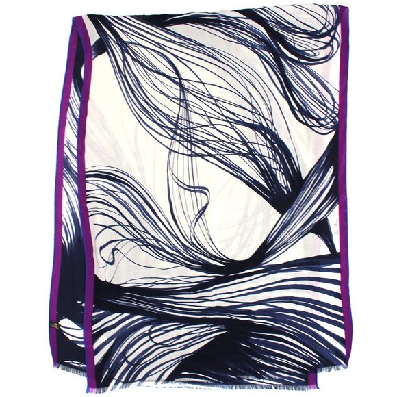 Loro Piana Accessories - Loro Piana Cashmere Wool Large Pattern Scarf Wrap